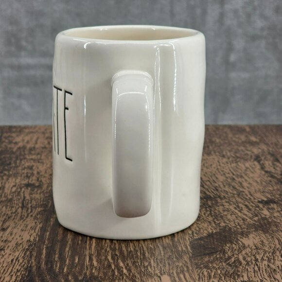 Rae Dunn CREATE LL Large Letter Mug Coffee Tea Cocoa Farmhouse Cream Black Big - Picture 3 of 7